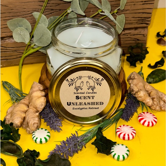 SCENT UNLEASHED CANDLES, **EUCALYPTUS RETREAT. - Picture 5 of 6